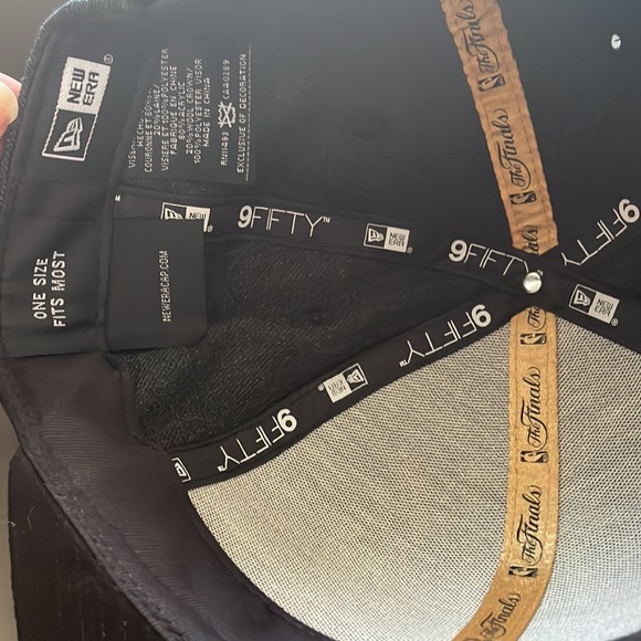 New Era NBA warriors The Finals 9Fifty 2017 Adjustable Snapback Hat Black - Picture 8 of 11